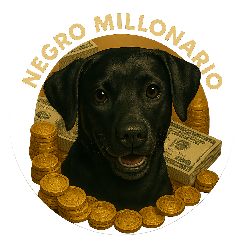 Logo de la página Negro Millonario